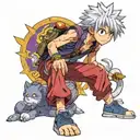 killua Hunter x hunter tattoo design idea
