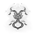 cobra and flowers  tattoo design idea