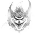 totem de zorro tattoo design idea