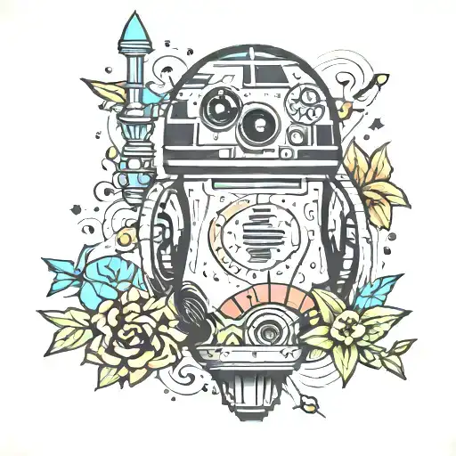 autism awareness and star wars tattoo design idea