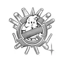 ghostbusters tattoo design idea