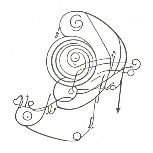 dark mysterious font with the phrase "We spiral downward endlessly but is the bottom where we're meant to be?" tattoo design idea