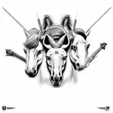 four horsemen of the apocalypse tattoo design idea