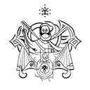 Santo Antônio  tattoo design idea