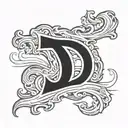 nike tn logo tattoo design idea