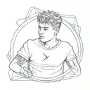 sam fender tattoo design idea