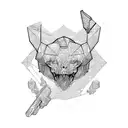 3 triangles  tattoo design idea