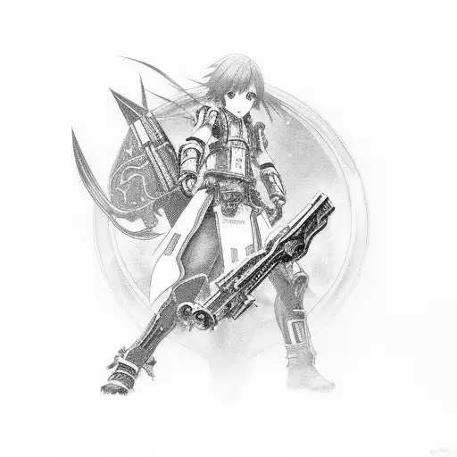 Xenoblade Chronicles tattoo design idea