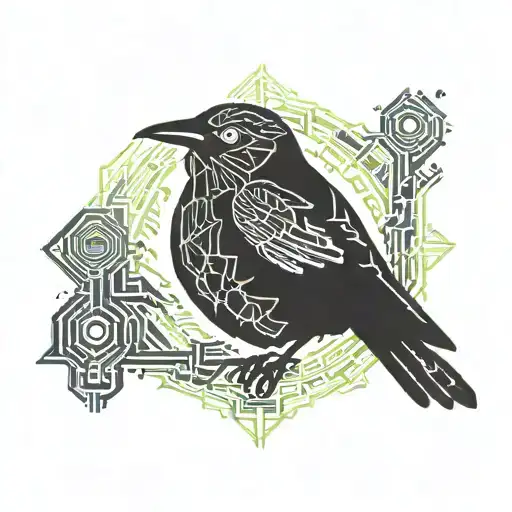 blackbird tattoo design idea