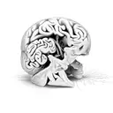 broken brain tattoo design idea