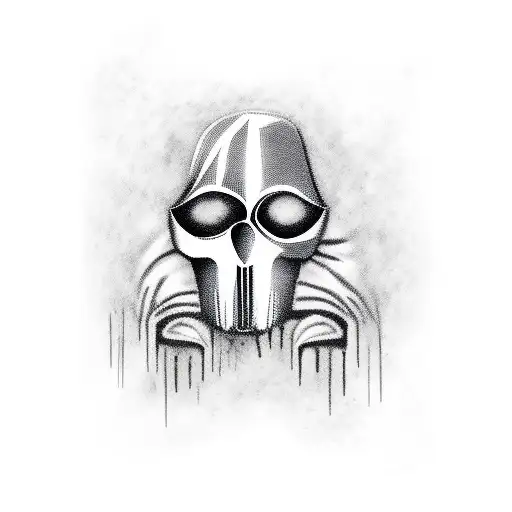 phantom of the opera half mask tattoo design idea