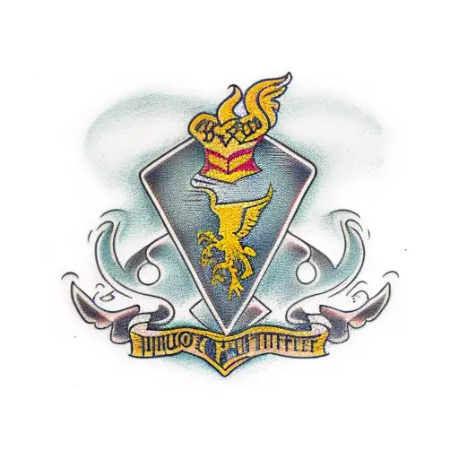 harry potter hufflepuff tattoo design idea