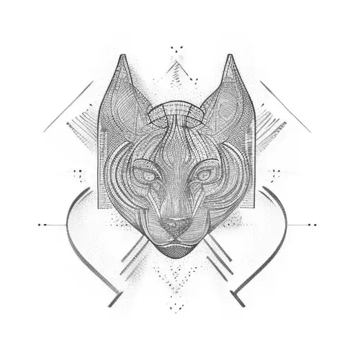 colorful lines  tattoo design idea