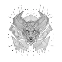 colorful lines down arm tattoo design idea