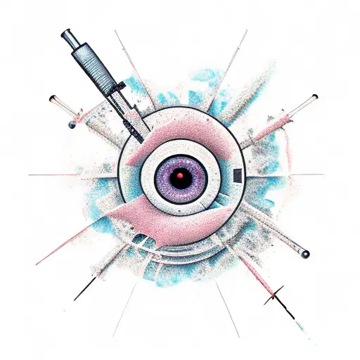 sniper scope  tattoo design idea