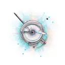 sniper scope  tattoo design idea