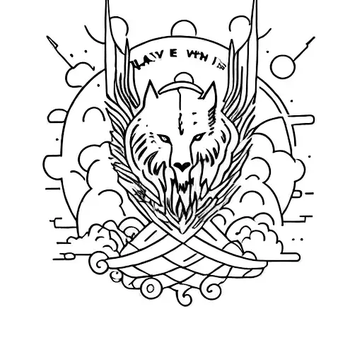 may we never give in to the battle within tattoo design idea