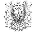 may we never give in to the battle within tattoo design idea