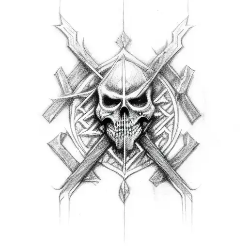 Burzum tattoo idea  Metal tattoo, Black metal art, Black metal