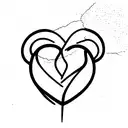 Kintsugi heart tattoo design idea