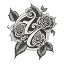 Number 1996 tattoo design idea