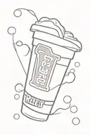 reeses cup wrapper tattoo design idea