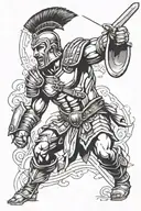 Gladiator Spartacus tattoo design idea