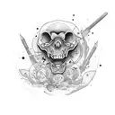 Anjos com armas  tattoo design idea