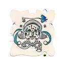 Jigsaw puzzle including  tattoo design idea