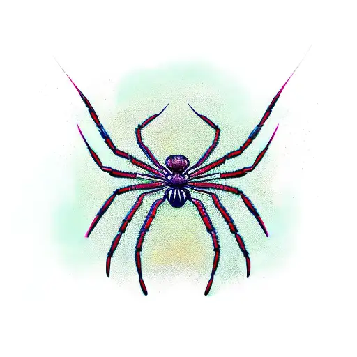 Spider tattoo design idea