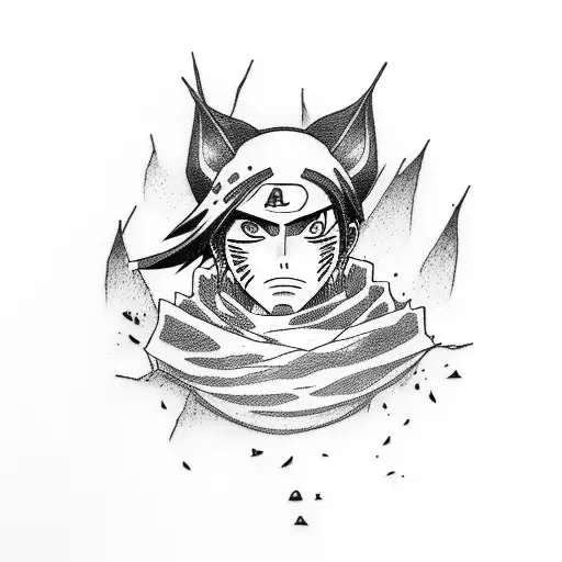 Itachi Uchiha tattoo design idea