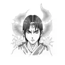 Itachi Uchiha tattoo design idea
