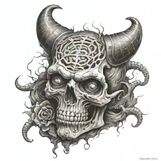 i'm preparing for hell tattoo design idea