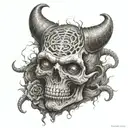 i'm preparing for hell tattoo design idea