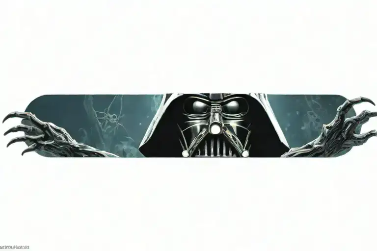 darth vader under the ocean tattoo design idea