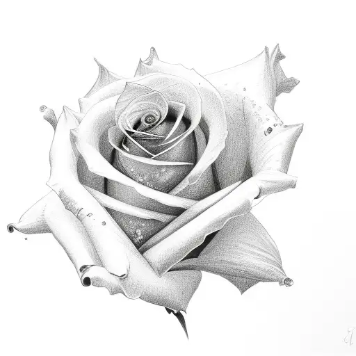 rose and Virgin Mary  tattoo design idea