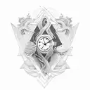 A time of Timelines  tattoo design idea