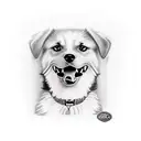 dog cocker, dexter tattoo design idea