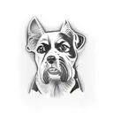 dog cocker, dexter tattoo design idea