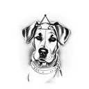dog cocker, dexter tattoo design idea