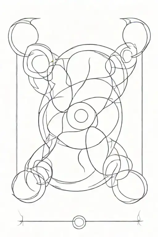 Hecate's torch with triple moon made tattoo design idea