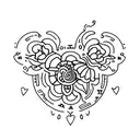 weight loss tattoo design idea