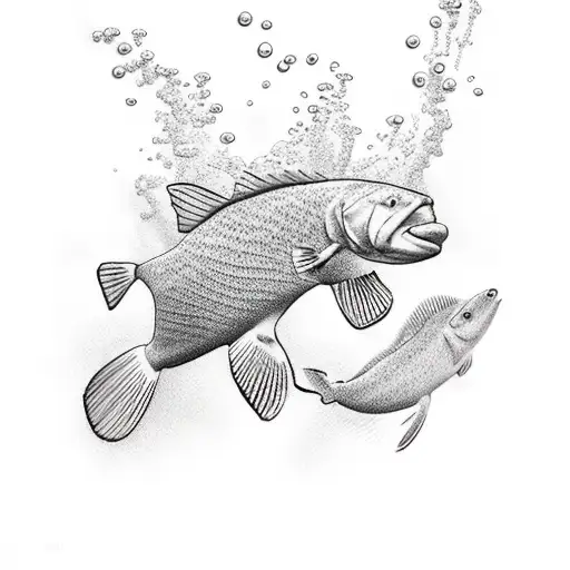 scuba diving tattoo design idea