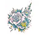 flores tattoo design idea