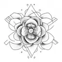 flores tattoo design idea