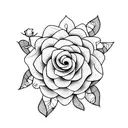 flores tattoo design idea
