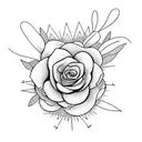 flores tattoo design idea