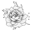 flores tattoo design idea