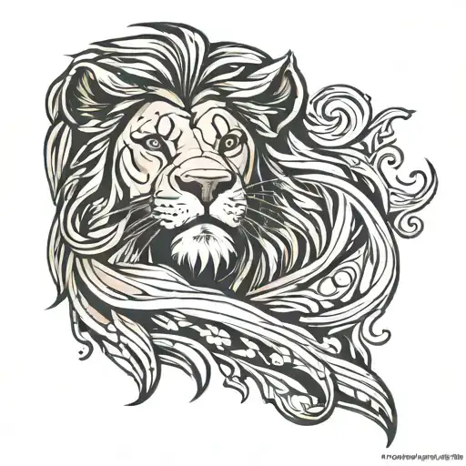 mufasa tattoo design idea