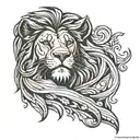 mufasa tattoo design idea